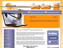 Tablet Screenshot of dakroi.com